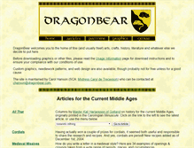 Tablet Screenshot of dragonbear.com